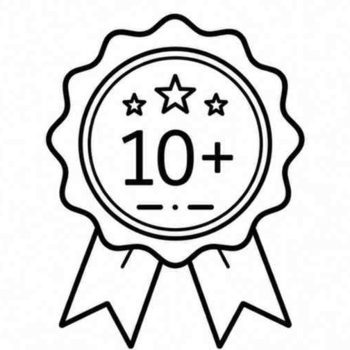 10+ experience icon