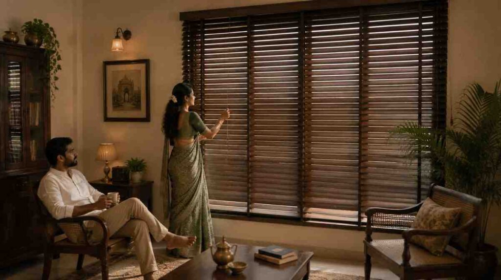 Wooden blind