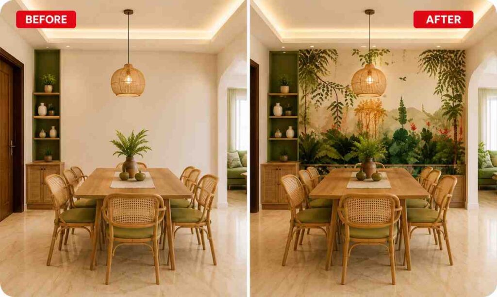 Dinning-room-wallpaper