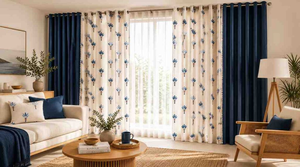 Eyelet curtain