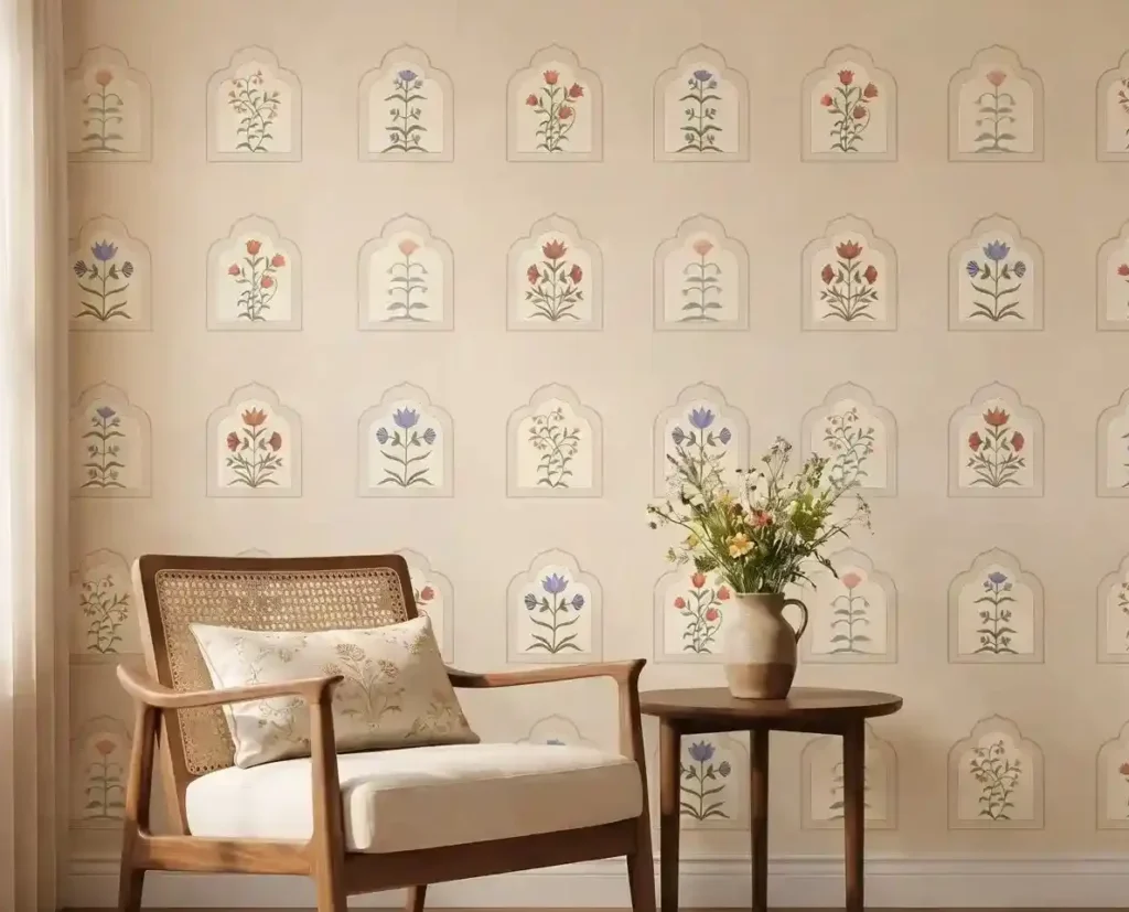 Floral wallpaper