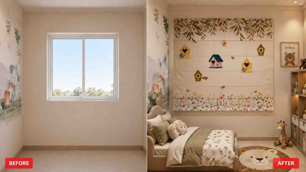 Kids room trasformation