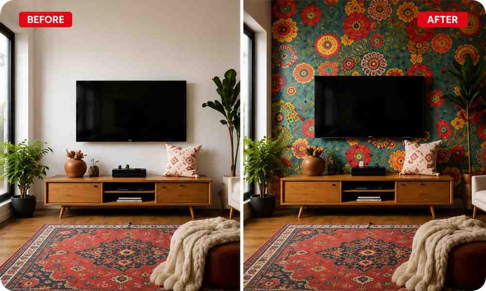 Tv-unit-wallpaper