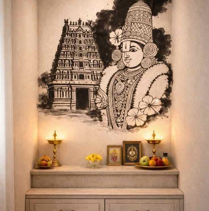 pooja Room Wallpaper