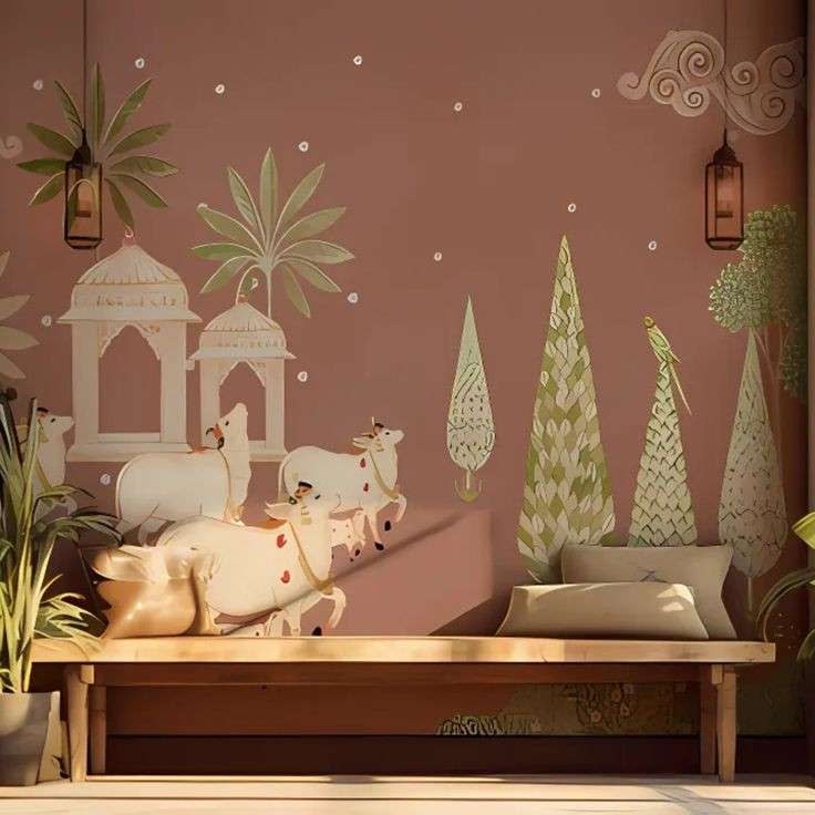 pooja Room Wallpaper