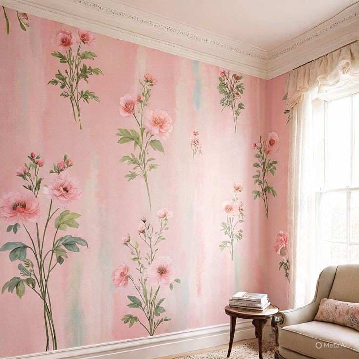 Floral wallpaper
