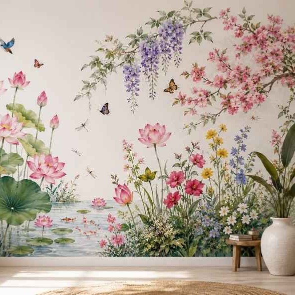 Floral wallpaper