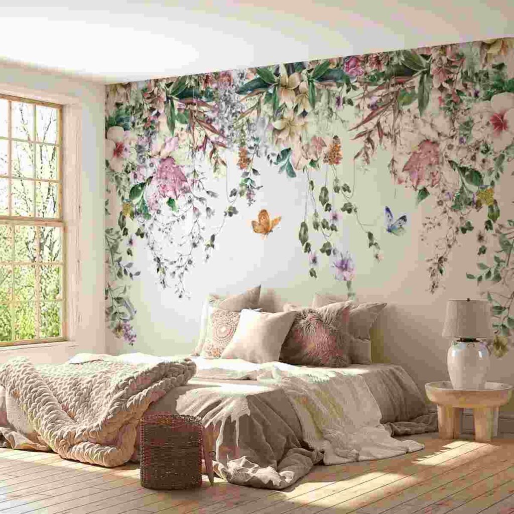 Floral wallpaper