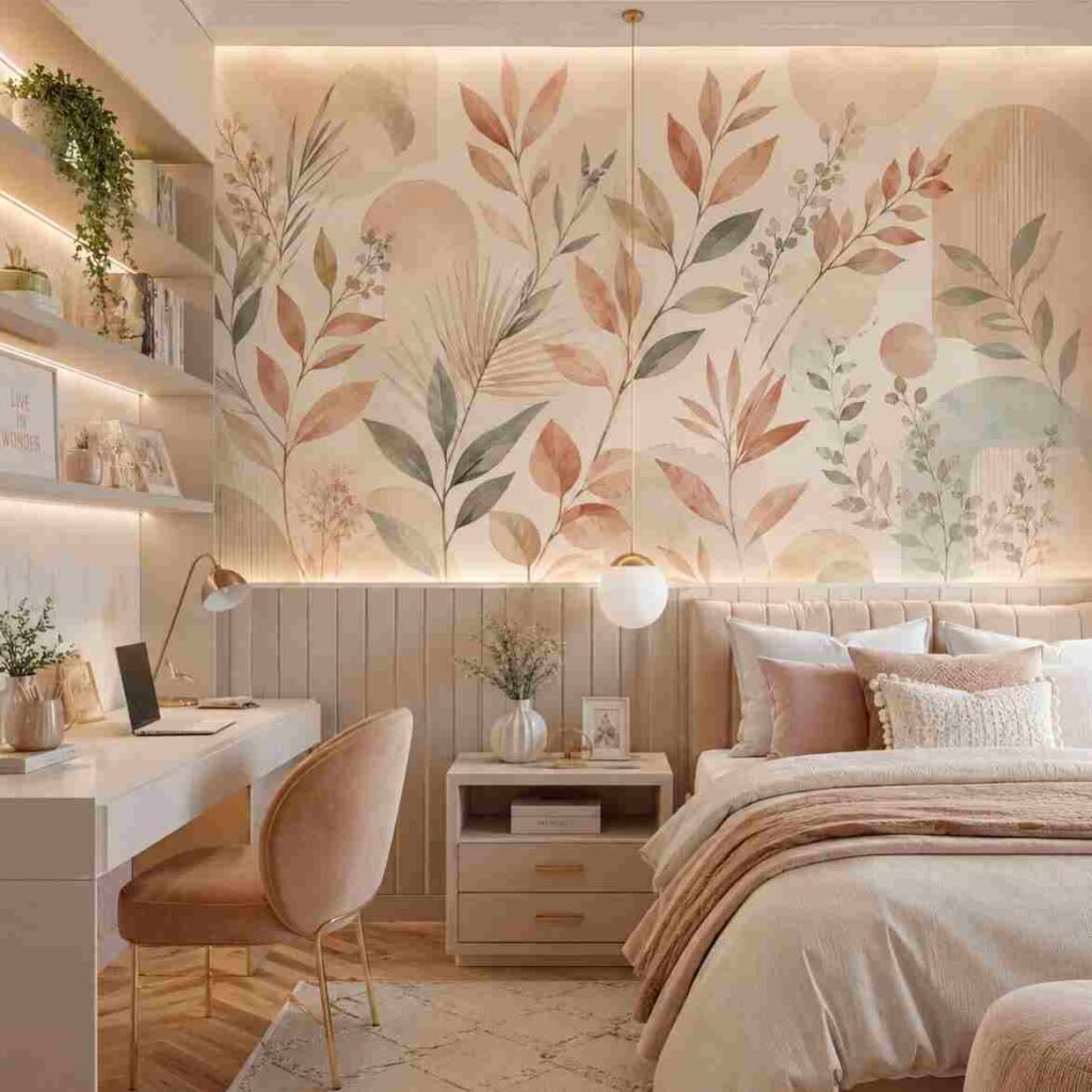 Floral wallpaper