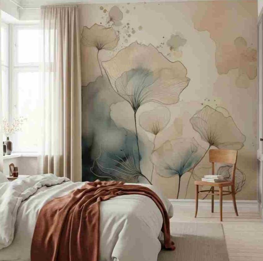 Floral wallpaper