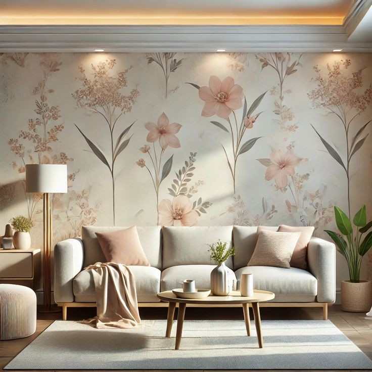 Floral wallpaper