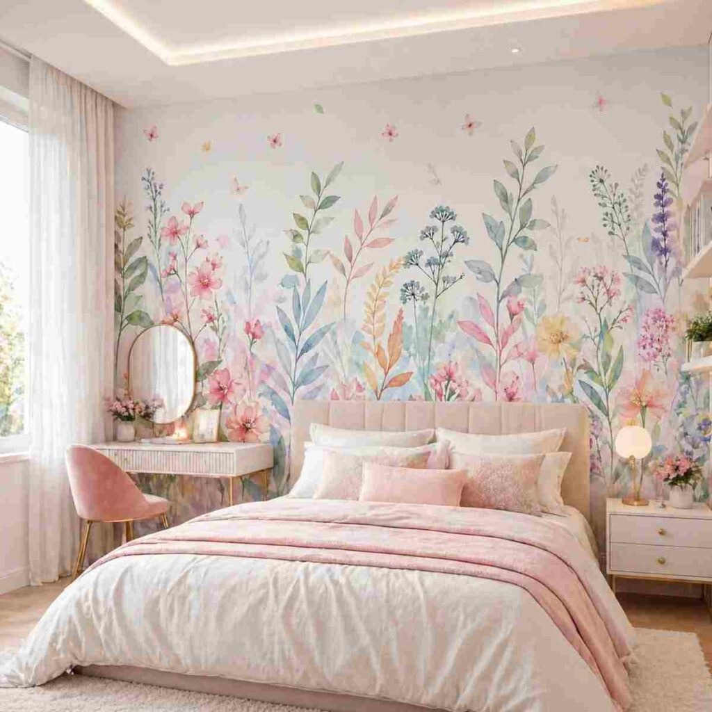 Floral wallpaper